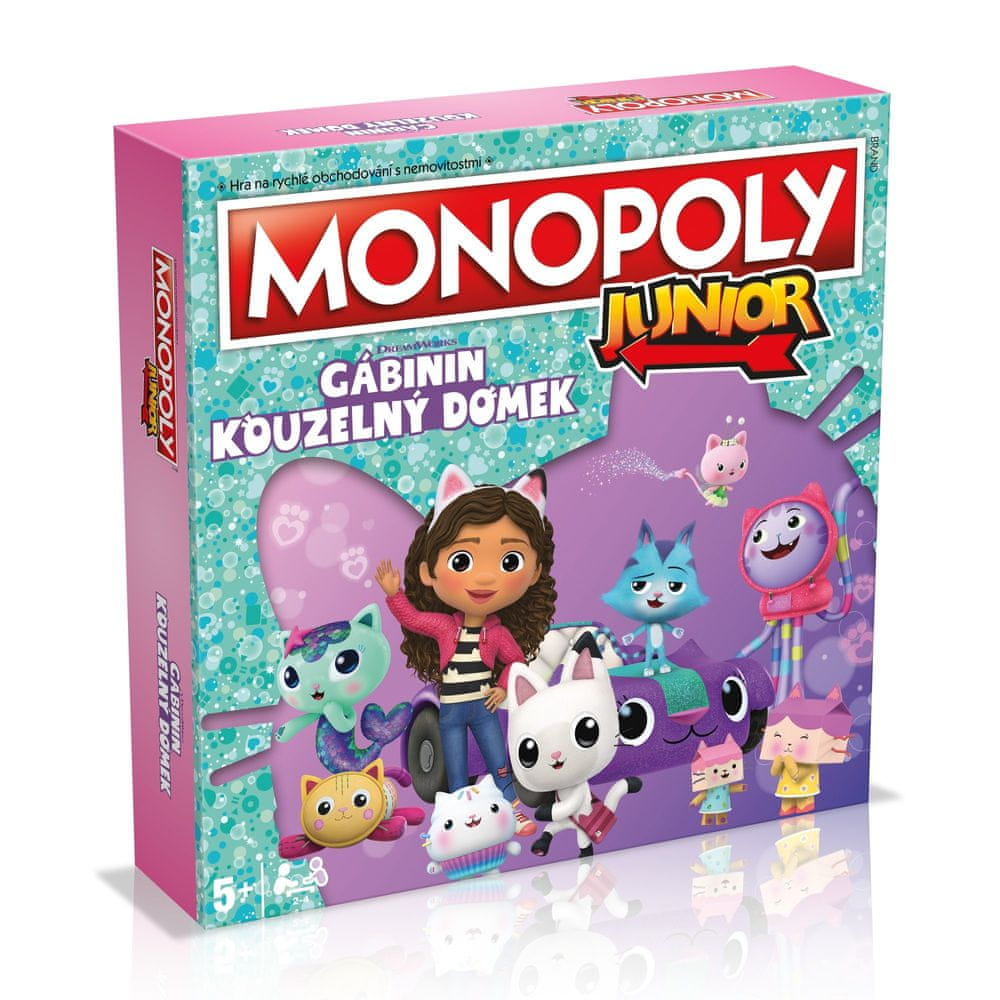 Winning Moves Monopoly Junior Gábinin kúzelný domček CZ